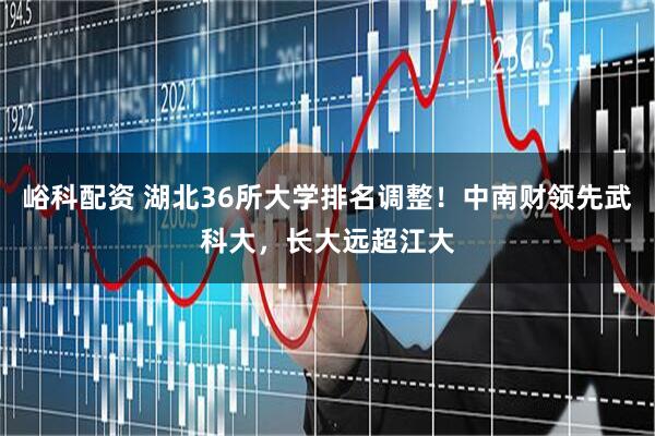 峪科配资 湖北36所大学排名调整！中南财领先武科大，长大远超江大